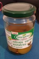 入っている砂糖の量 Olives vertes entières en samur