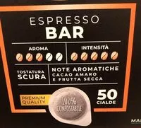 चीनी की मात्रा Espresso bar