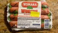 चीनी की मात्रा Wurstel fi puro suino