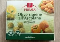 Amount of sugar in Olive ripiene all’Ascolana