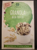Suhkru kogus sees Granola alla frutta