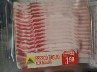 Zuckermenge drin Pancetta tesa stagionata