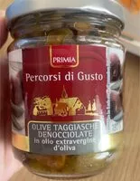 Suhkru kogus sees Olive taggiasche denocciolate