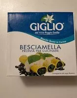 Sokerin määrä sisällä Besciamella
