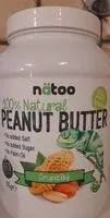 Quantité de sucre dans Peanut butter crunchy