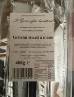 Sucre et nutriments contenus dans Grissini stirati a mano