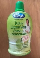 चीनी की मात्रा Jus de citron vert à base de concentré