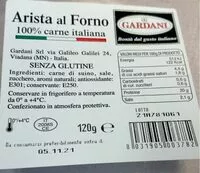 İçindeki şeker miktarı Arista al forno