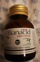 入っている砂糖の量 Bionacid