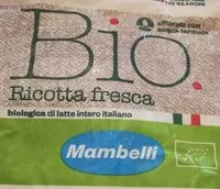 Suhkru kogus sees Ricotta fresca Bio