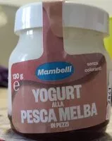 Suhkru kogus sees Yogurt alla pesca Melba
