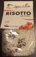 Sokerin määrä sisällä Rissoto aux légumes