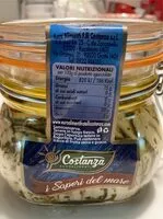 Количество сахара в Filetti di Acciughe marinate
