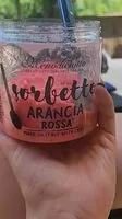 Quantité de sucre dans sorbetto arancia rossa