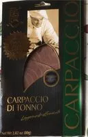 Количество сахара в Carpaccio di tonno