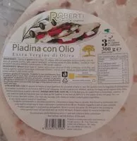 Jumlah gula yang masuk Piadina con olio