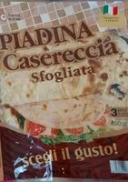 Jumlah gula yang masuk PIADINA Casereccia Sfogliata