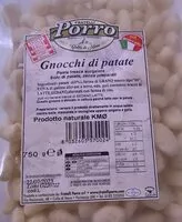 入っている砂糖の量 Gnocchi di patate