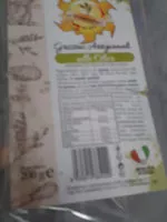 Amount of sugar in Gressini Artigianali