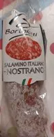İçindeki şeker miktarı Salamino nostrano italiano