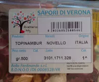 Количество сахара в topinambur novello