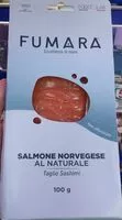 चीनी की मात्रा Salmone norvegese