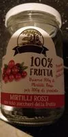 Количество сахара в Mirtilli rossi
