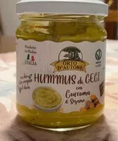 Количество сахара в Hummus di ceci con curcuma e sesamo