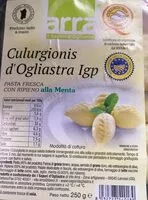 含糖量 Culurgiones d'Ogliastra  Igp