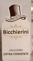 Jumlah gula yang masuk Bicchierini cioccolato extra fondente