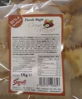 Jumlah gula yang masuk Piccole bugie con crema nocciole