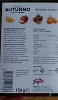 Jumlah gula yang masuk Dolcetti ripieni alle  castagne