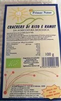 Amount of sugar in Crackers di riso e kamut bio