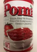 Zuckermenge drin Tomates concassees fines