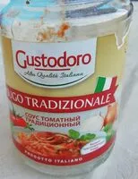 Sokerin määrä sisällä Sugo tradizionale