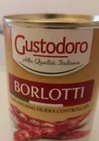 Sokerin määrä sisällä Fagioli borlotti