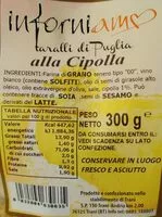 含糖量 Taralli alla cipolla