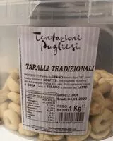 Suhkru kogus sees Taralli tradizionali