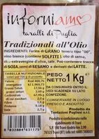 含糖量 Taralli di Puglia