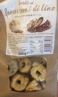 Suhkru kogus sees Taralli al farro e semi di lino