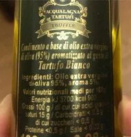 İçindeki şeker miktarı Olio al tartufo