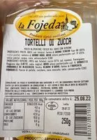 含糖量 tortelli di zucca