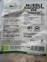 入っている砂糖の量 Muesli superfrutta bio