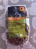 Zuckermenge drin Organic whole wheat penne rigate