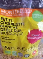 Quantité de sucre dans Petite coquillette blanche de blé dur biologique