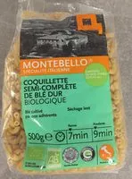 Quantité de sucre dans Coquillette semi-Complète de blé dur biologique