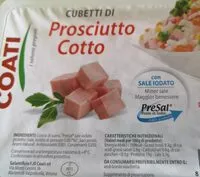 İçindeki şeker miktarı Cubetti di prosciutto cotto
