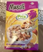 चीनी की मात्रा Muedli con frutta