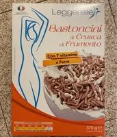 Suhkru kogus sees Bastoncini di crusca di frumento