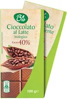 Suhkru kogus sees Cioccolato al latte biologico